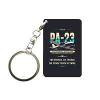 Thumbnail for Piper PA-23-250 Aztec - Original - Key Chain - Black