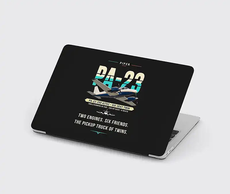 Piper PA-23-250 Aztec - Original - MacBook Case - Black