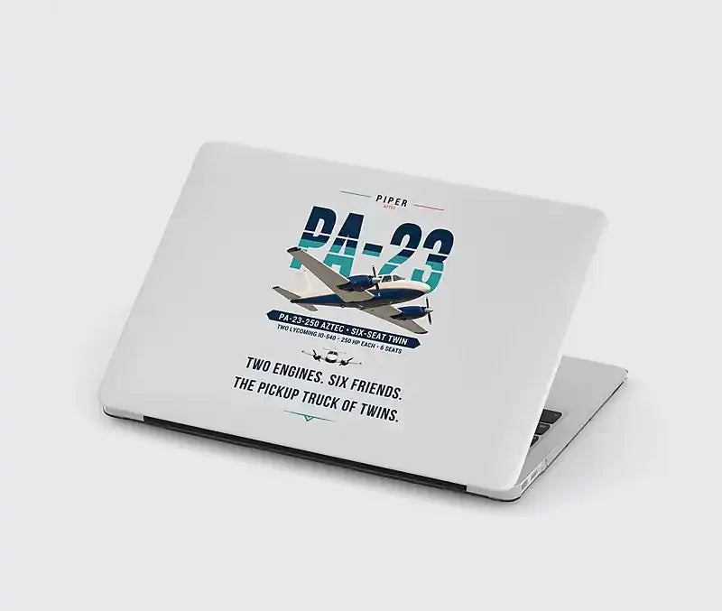 Piper PA-23-250 Aztec - Original - MacBook Case - Light Gray