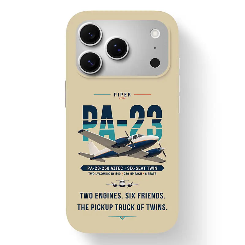 Piper PA-23-250 Aztec - Original - MagSafe iPhone 17 Pro - Beige