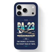 Thumbnail for Piper PA-23-250 Aztec - Original - MagSafe iPhone 17 Pro - Navy Blue