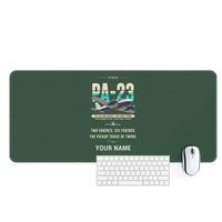 Thumbnail for Piper PA-23-250 Aztec - Original + Name - Desk Mat - Dark Green
