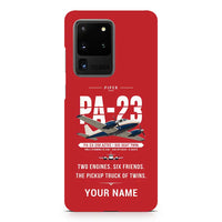 Thumbnail for Piper PA-23-250 Aztec - Original + Name - Samsung Case - Red