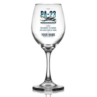 Thumbnail for Piper PA-23-250 Aztec - Original + Name - Wine Glass
