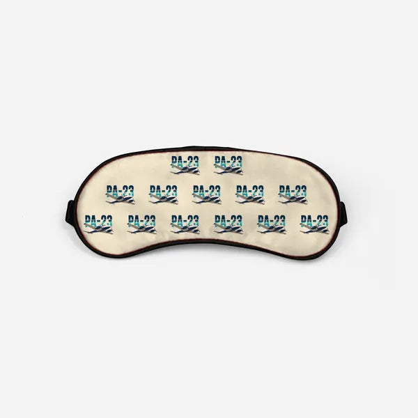 Piper PA-23-250 Aztec - Original Pattern - Sleep Mask - Beige