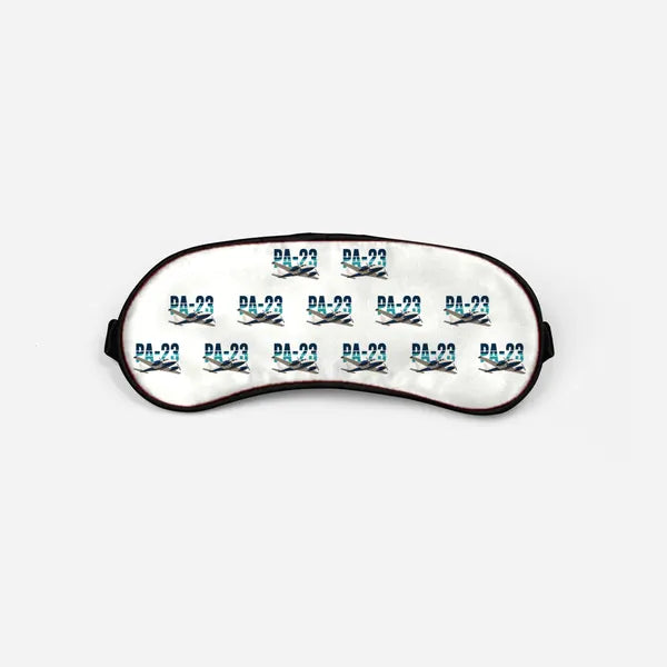 Piper PA-23-250 Aztec - Original Pattern - Sleep Mask - White