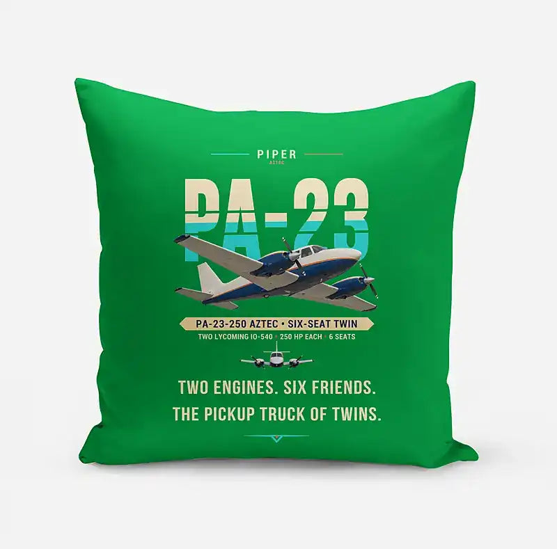 Piper PA-23-250 Aztec - Original - Pillow - Green
