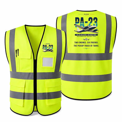 Piper PA-23-250 Aztec - Original - Reflective Vest - Fluorescent Green