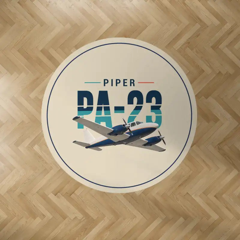 Piper PA-23-250 Aztec - Original - Round Carpet - Beige