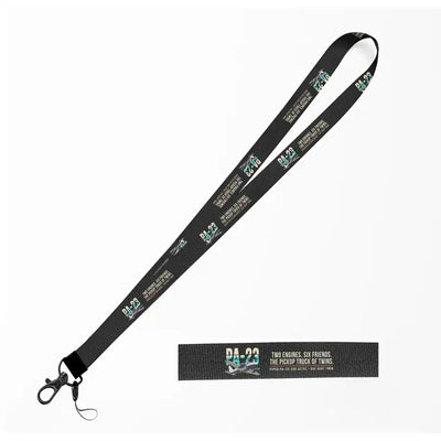 Piper PA-23-250 Aztec Lanyard & ID Holders lanyard - Original - Black