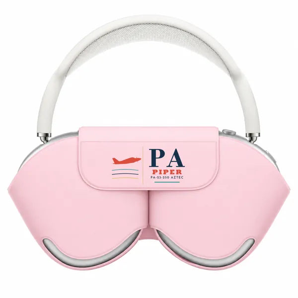 Piper PA-23-250 Aztec - Poster - AirPods Max Case - Pink