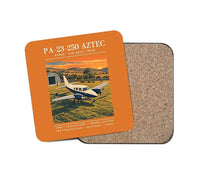 Thumbnail for Piper PA-23-250 Aztec - Poster - Coaster - Orange