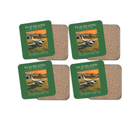 Thumbnail for Piper PA-23-250 Aztec - Poster - Coaster Set - Green