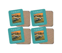 Thumbnail for Piper PA-23-250 Aztec - Poster - Coaster Set - Turquoise
