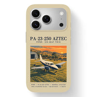 Thumbnail for Piper PA-23-250 Aztec - Poster - MagSafe iPhone 17 Pro - Beige