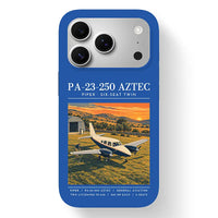 Thumbnail for Piper PA-23-250 Aztec - Poster - MagSafe iPhone 17 Pro - Blue