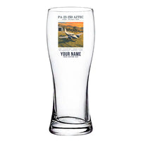 Thumbnail for Piper PA-23-250 Aztec - Poster + Name - Pilsner Beer Glass
