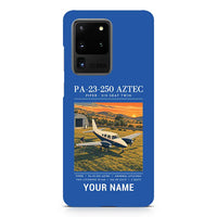 Thumbnail for Piper PA-23-250 Aztec - Poster + Name - Samsung Case - Blue