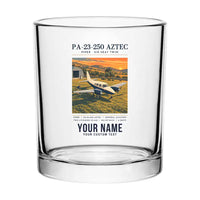 Thumbnail for Piper PA-23-250 Aztec - Poster + Name - Special Whiskey Glass