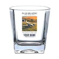 Thumbnail for Piper PA-23-250 Aztec - Poster + Name - Whiskey Glass