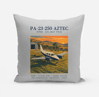 Thumbnail for Piper PA-23-250 Aztec - Poster - Pillow - Light Gray