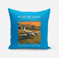 Thumbnail for Piper PA-23-250 Aztec - Poster - Pillow - Turquoise