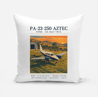 Thumbnail for Piper PA-23-250 Aztec - Poster - Pillow - White