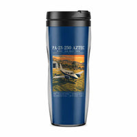 Thumbnail for Piper PA-23-250 Aztec - Poster - Plastic (No Holder) - Blue