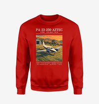 Thumbnail for Piper PA-23-250 Aztec - Poster - Sweatshirt - Red