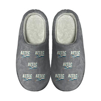 Thumbnail for Piper PA-23-250 Aztec - Slippers - Cotton - Cartoon Pattern - Gray