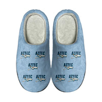 Thumbnail for Piper PA-23-250 Aztec - Slippers - Cotton - Cartoon Pattern - Light Blue