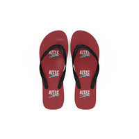Thumbnail for Piper PA-23-250 Aztec - Slippers - Flip Flops - Cartoon Pattern - Red