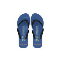 Thumbnail for Piper PA-23-250 Aztec - Slippers - Flip Flops - Original + Name - Blue