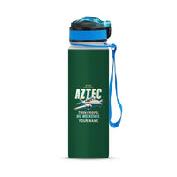 Thumbnail for Piper PA-23-250 Aztec - Sports Kettle - Cartoon + Name - Dark Green