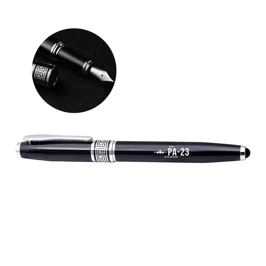Piper PA-23-250 Aztec rollerball pen - black