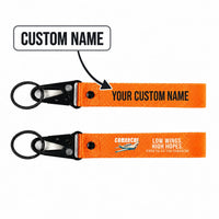 Thumbnail for Piper PA-24-250 Comanche 250 Hawk-Shaped Key Chains - Orange - Cartoon - Personalized