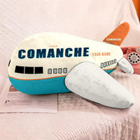Thumbnail for Piper PA-24-250 Comanche 250 - Cartoon + Name - Airplane Pillow