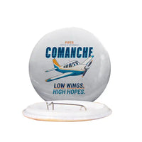 Thumbnail for Piper PA-24-250 Comanche 250 - Cartoon - Pin - Light Gray