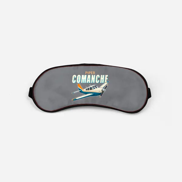 Piper PA-24-250 Comanche 250 - Cartoon - Sleep Mask - Gray