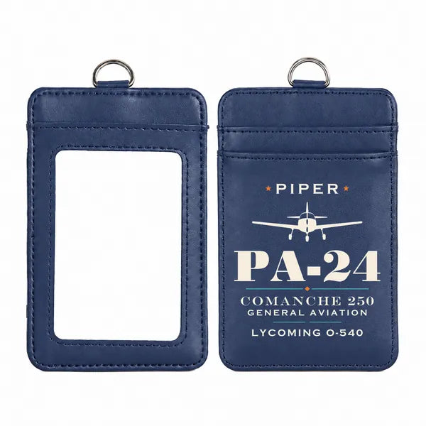 Piper PA-24-250 Comanche 250 - Heritage - ID Card Holder - Navy Blue