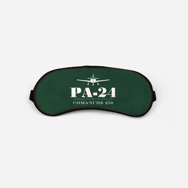 Piper PA-24-250 Comanche 250 - Heritage - Sleep Mask - Dark Green