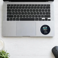 Thumbnail for Piper PA-24-250 Comanche 250 - Original + Name - Circle Sticker - Laptop
