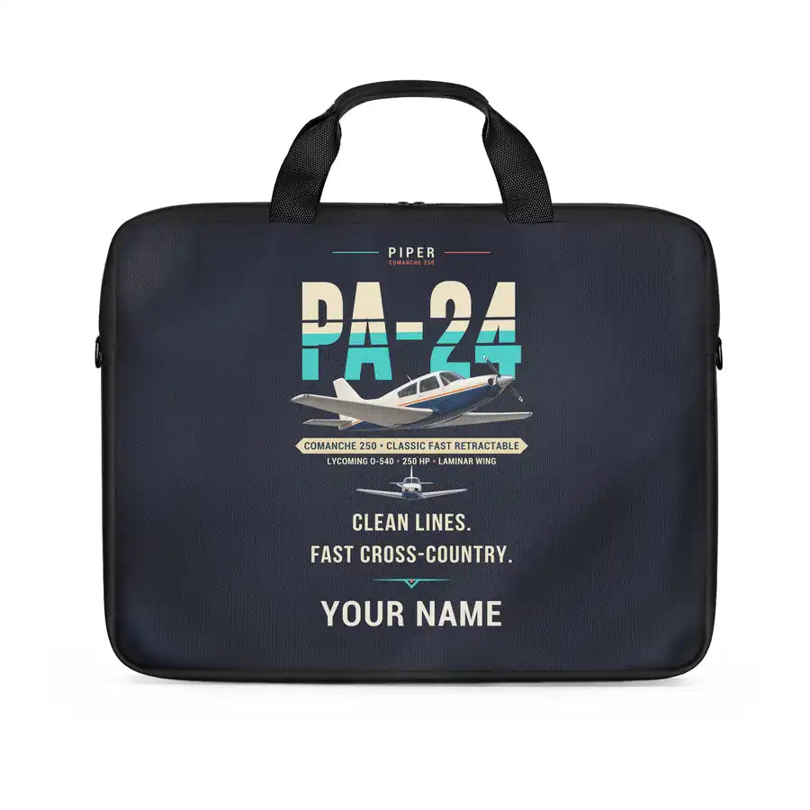 Piper PA-24-250 Comanche 250 - Original + Name - Laptop Bag