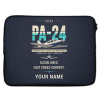 Thumbnail for Piper PA-24-250 Comanche 250 - Original + Name - Laptop Sleeve