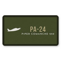 Thumbnail for Piper PA-24-250 Comanche 250 Patches - Rectangle - Olive Khaki
