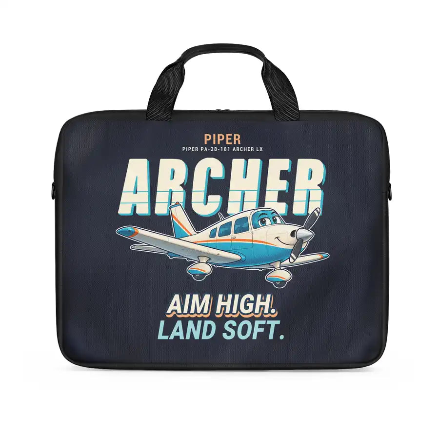 Piper PA-28-181 Archer LX - Cartoon - Laptop Bag
