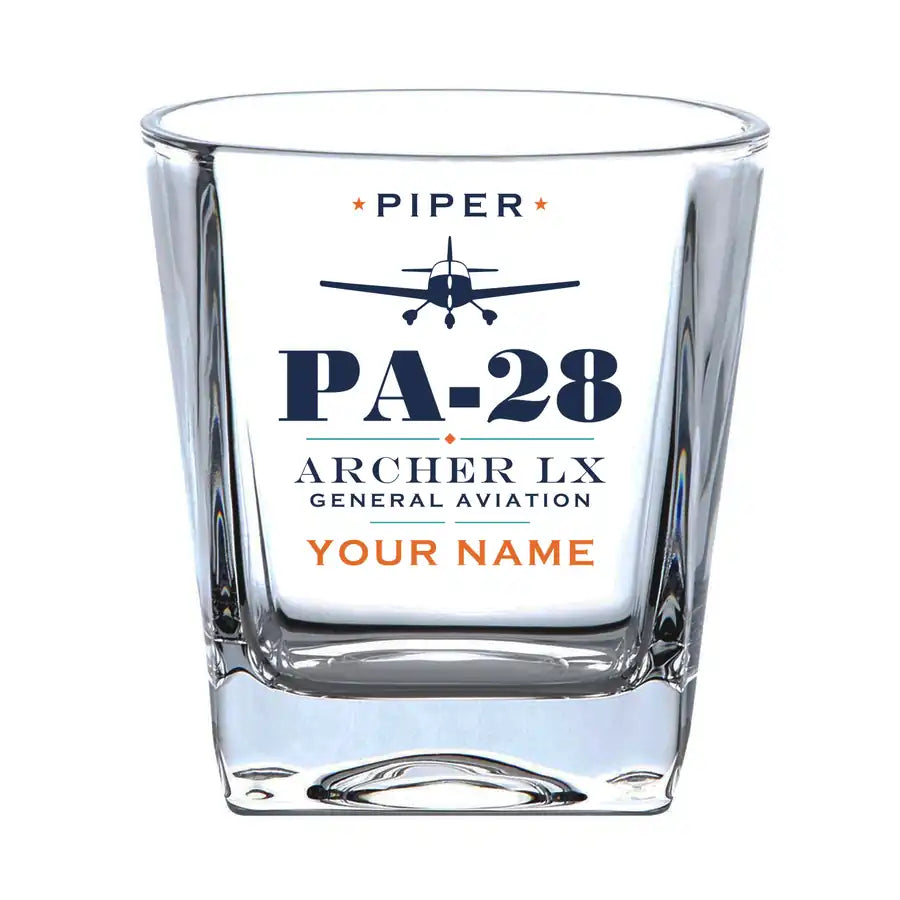 Piper PA-28-181 Archer LX - Heritage + Name - Whiskey Glass
