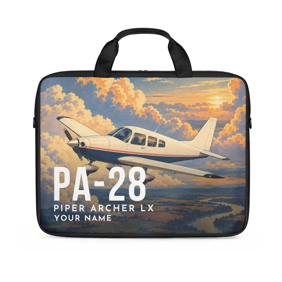 Piper PA-28-181 Archer LX - Laptop Bag + Name