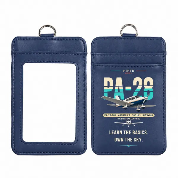 Piper PA-28-181 Archer LX - Original - ID Card Holder - Navy Blue