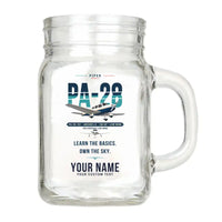 Thumbnail for Piper PA-28-181 Archer LX - Original + Name - Cocktail Glass (Mason Jar)